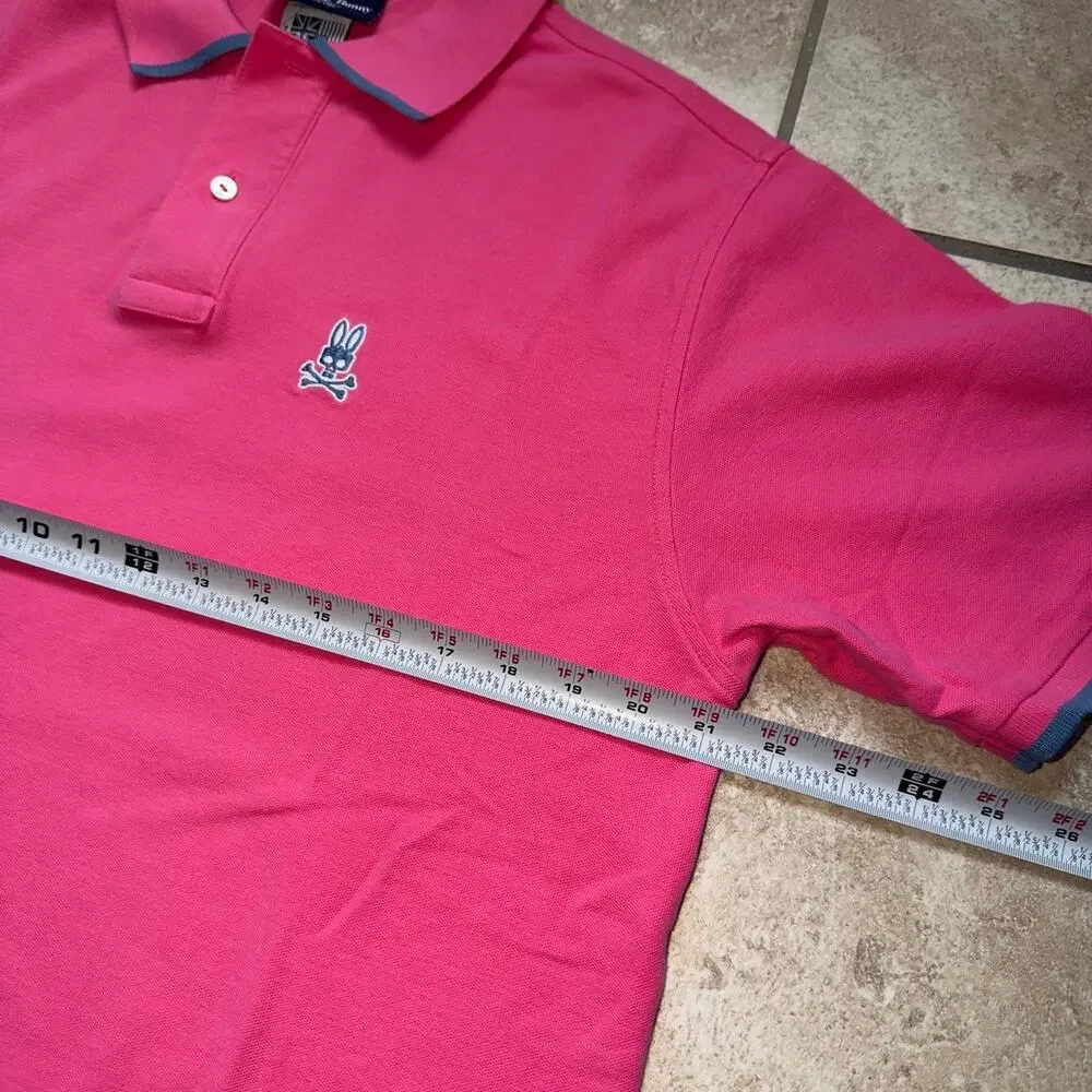 Psycho Bunny Short Sleeve Polo Shirt - Size L (EU 7)